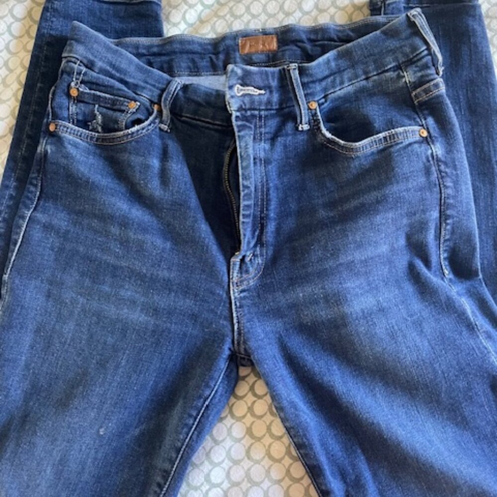 MOTHER Denim Skinny Fit Jeans